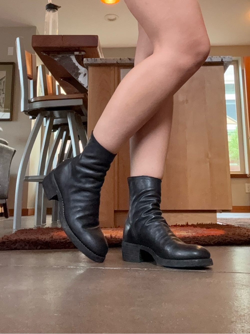 guidi 788 back zip calf leather boots 39